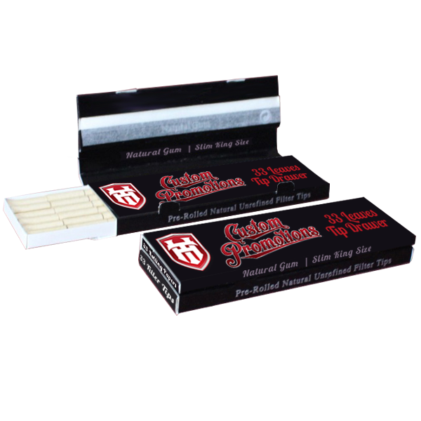 Rolling Papers + Filter Tip Drawer : Slim King : 14gsm