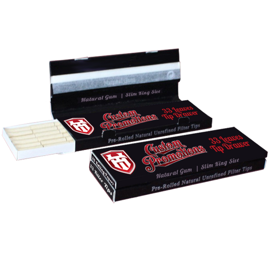 Rolling Papers + Filter Tip Drawer : Slim King : 14gsm